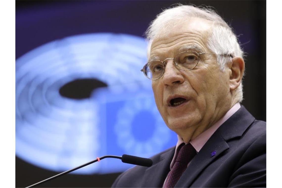 EU-Russland-Beziehung am Tiefpunkt Die Russland-Reise des EU-Außenbeauftragten Josep Borrell entwickelt sich zum Debakel. Foto: Olivier Hoslet/Pool EPA/AP/dpa