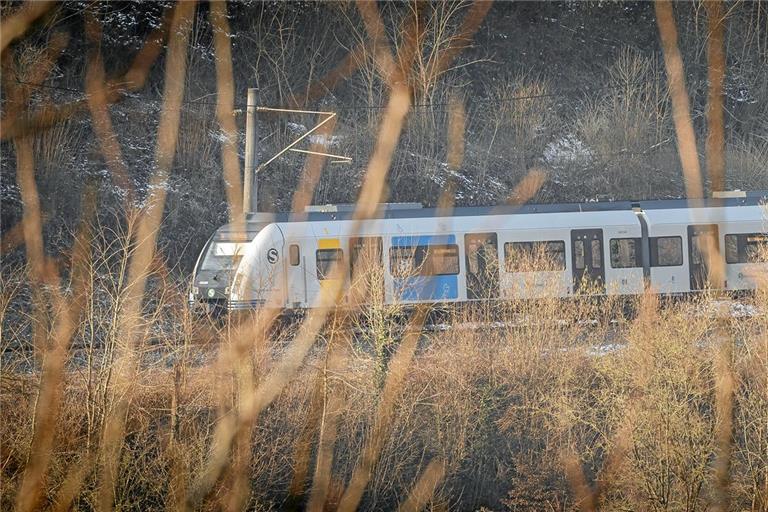 •Die S-Bahn der Linie S 4 soll ab Mitte Juni wieder mit voller Geschwindigkeit und voller Kapazität zwischen Backnang und Marbach am Neckar verkehren. Archivbild: Alexander Becher