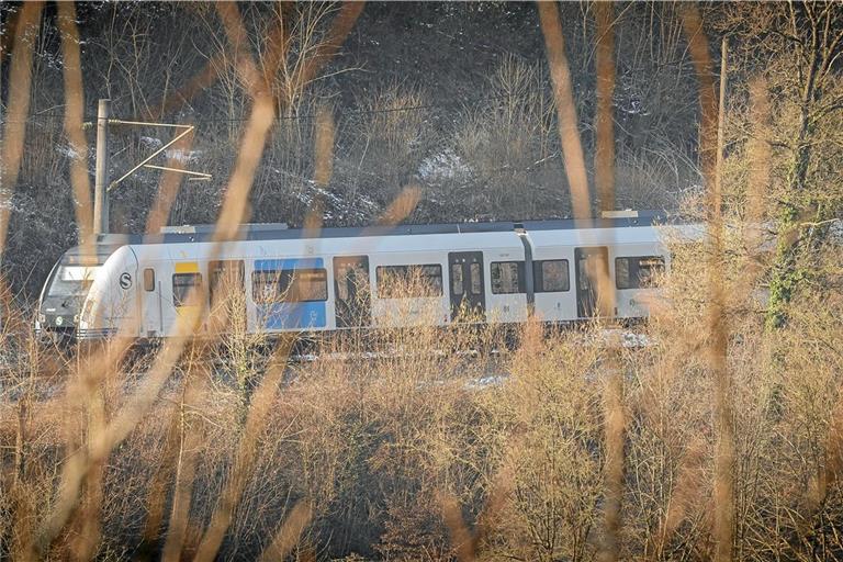 Die S-Bahn der Linie S4 soll ab Mitte Juni wieder mit voller Geschwindigkeit und voller Kapazität zwischen Backnang und Marbach am Neckar verkehren. Archivbild: Alexander Becher