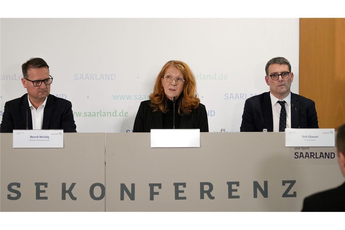 Die saarländische Justizministerin Berg sagte: "Wir trauern um einen hochgeschätzten Kollegen."