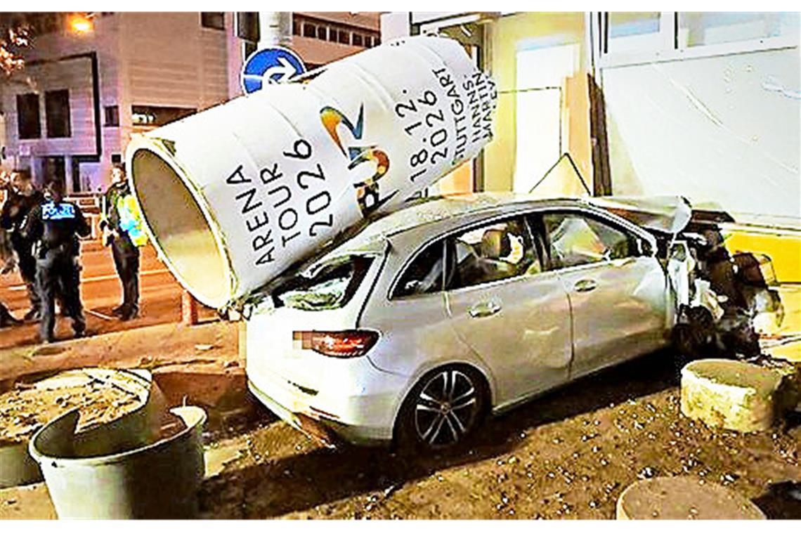 Die Säule auf dem Auto