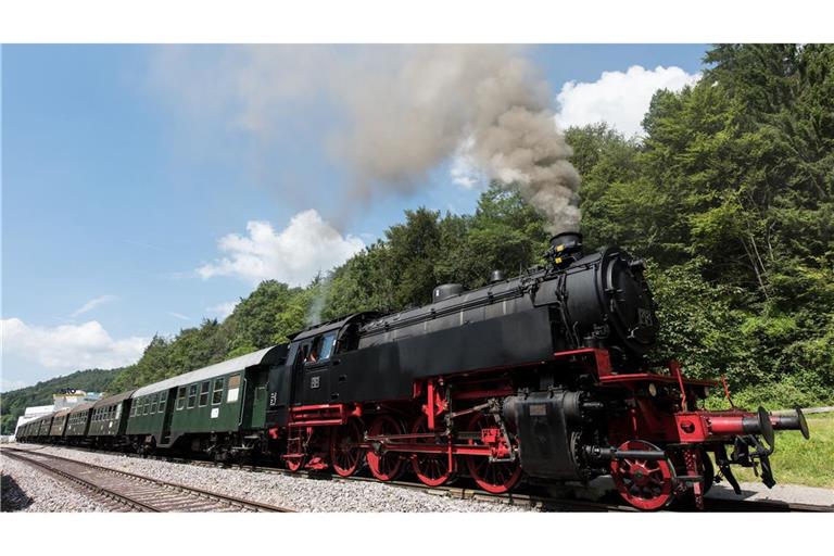 Die Sauschwänzlebahn im Schwarzwald war in der "Eisenbahn-Romantik" immer wieder Thema.