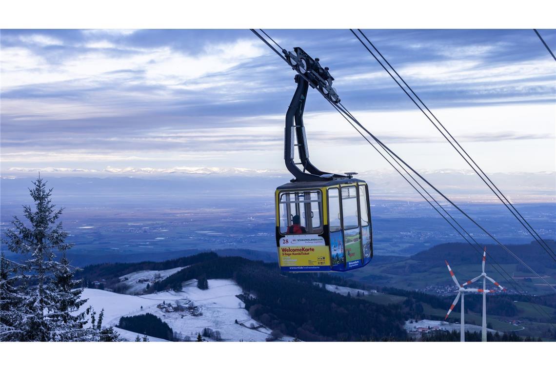 Die Schauinslandbahn ist voraussichtlich bis Ende der Woche außer Betrieb. (Symbolbild)