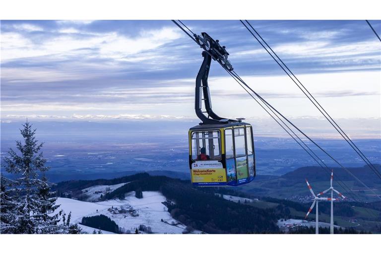 Die Schauinslandbahn ist voraussichtlich bis Ende der Woche außer Betrieb. (Symbolbild)