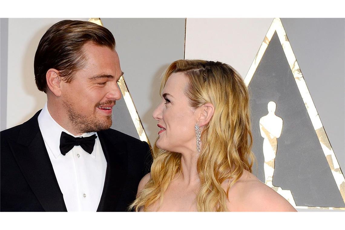 Die Schauspieler Leonardo DiCaprio und Kate Winslet vor fast zehn Jahren. 1997 waren sie das Traumpaar in "Titanic". (Archivbild)