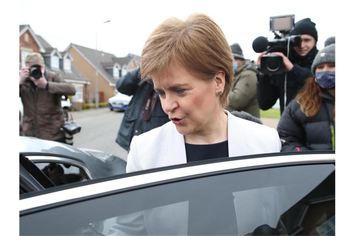 Aufregung in Schottland: Sturgeon trotzt Lügenvorwürfen Die schottische Regierungschefin Nicola Sturgeon. Foto: Andrew Milligan/PA Wire/dpa