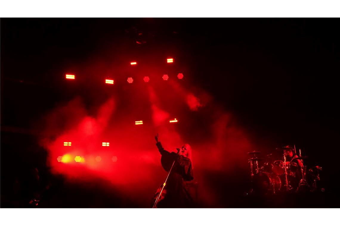 Die schottische Sängerin Shirley Manson von der Band Garbage tritt während des Corona Capital Musikfestivalsin Mexiko-Stadt auf.