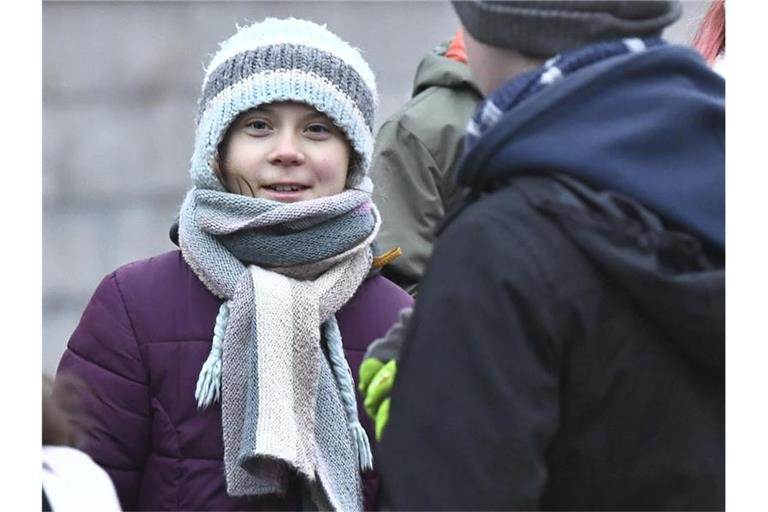 Die schwedische Klimaaktivistin Greta Thunberg wird in Davos zum Weltklimaforum erwartet. Foto: Claudio Bresciani/TT News Agency/AP/dpa