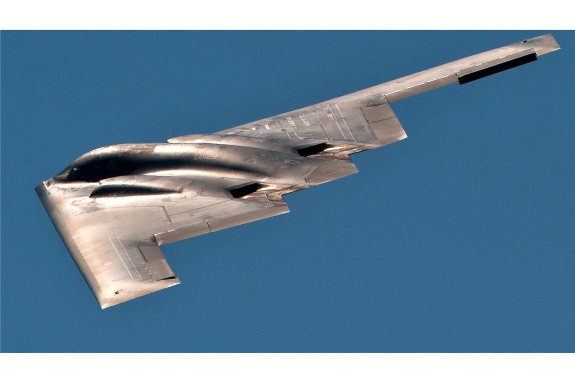 Erstmals im Einsatz: Mega-Bombe gegen Irans tiefe Atomanlage Die schwere Bombe vom Typ GBU-57 kann nur von B-2-Tarnkappenbombern der US-Luftwaffe abgeworfen werden.