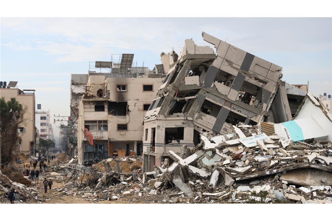 Die schweren Kämpfe im Gazastreifen dauern an.