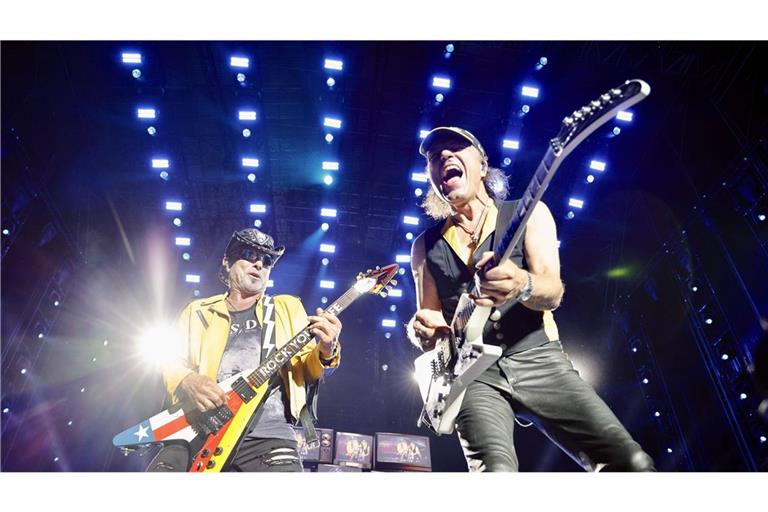 Die Scorpions, hier bei ihrem Konzert in Cartagena (Spanien) Ende Juni, feierten in Hannover ihren 60. Band-Geburtstag.
