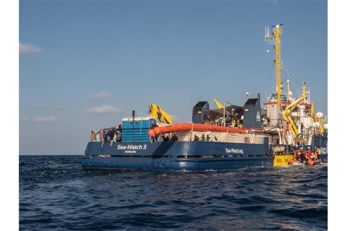 Die „Sea-Watch 3“ durfte im Hafen von Trapani anlegen (Archivbild). Foto: Selene Magnolia/Sea-Watch/dpa