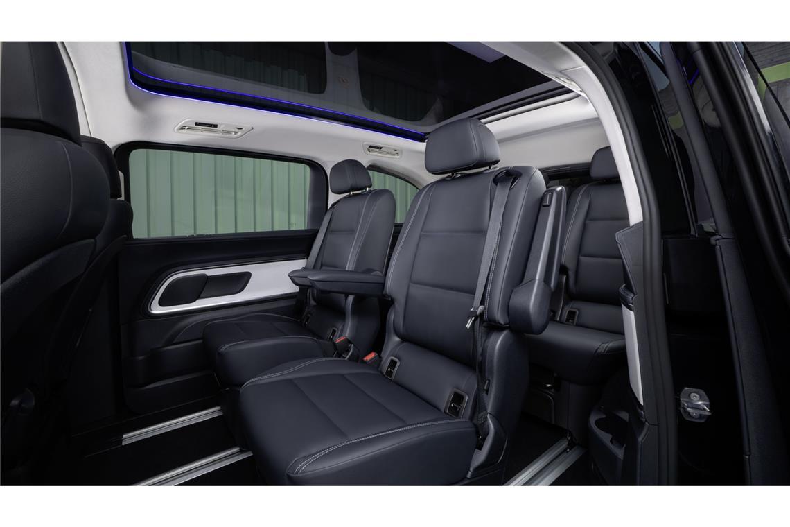 Die Sitzreihen gibt es auch in der Standard-Version.