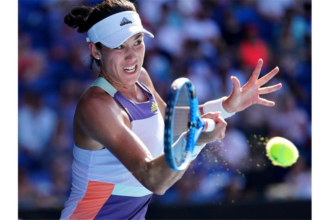 Die Spanierin Garbine Muguruza erreichte das Finale der Australian Open. Foto: Scott Barbour/AAP/dpa