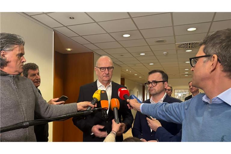 Die SPD von Ministerpräsident Dietmar Woidke und die CDU von Landeschef Jan Redmann stehen vor dem Abschluss der Koalitionsverhandlungen. (Archivbild)