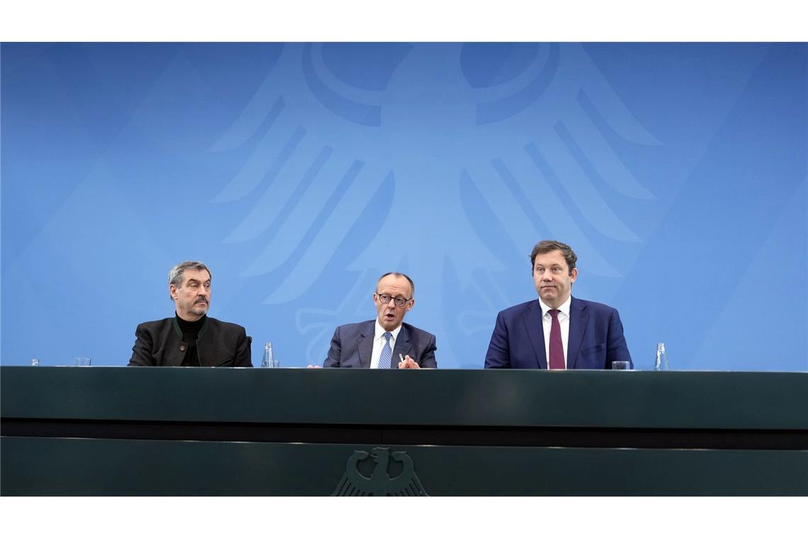 Die Spitzen der Koalition vereinbaren eine gemeinsame Position.