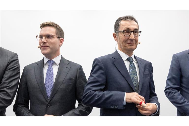 Die Spitzenkandidaten zur Landtagswahl in Baden-Württemberg, Manuel Hagel (CDU), und Cem Özdemir (Bündnis 90/Die Grünen) (Archivbild).