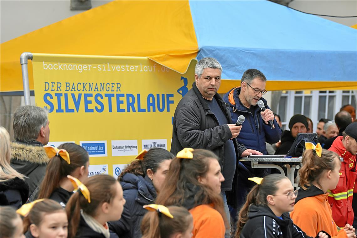 Die Sportevents zum Jahresende: Alexander Hornauer (links) und Bernd Kopitz.