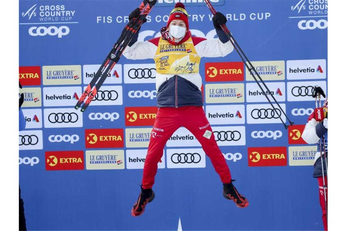 Johaug, Riiber & Co.: Die internationalen Stars der WM Die sportliche Klasse des russischen Langlauf-Heißsporns Alexander Bolschunow ist unbestritten. Foto: Alessandro Trovati/AP/dpa