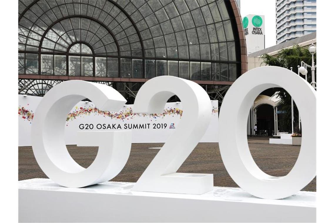 G20-Gipfel droht wegen Klima-Streits zu scheitern Die Staats- und Regierungschefs der mächtigsten Industrienationen der Welt treffen sich in Osaka zu einem G20-Gipfel. Foto: Du Xiaoyi/XinHua