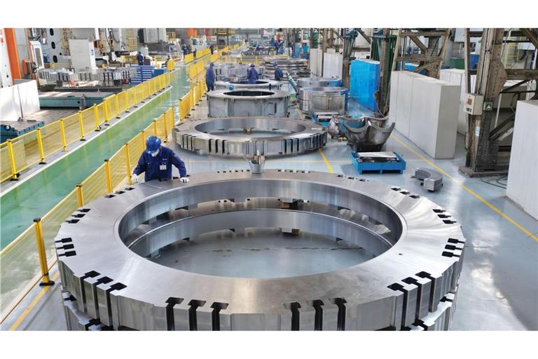 Die Stimmung in Chinas Industriebetrieben ist weiter gedämpft. (Symbolbild)