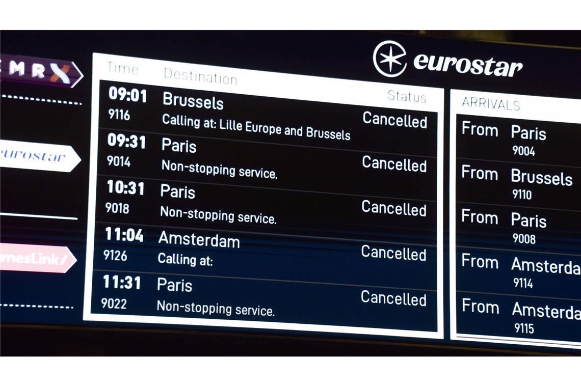 Die Störung im Bahnverkehr macht viele Reisepläne kurz vor Silvester zunichte