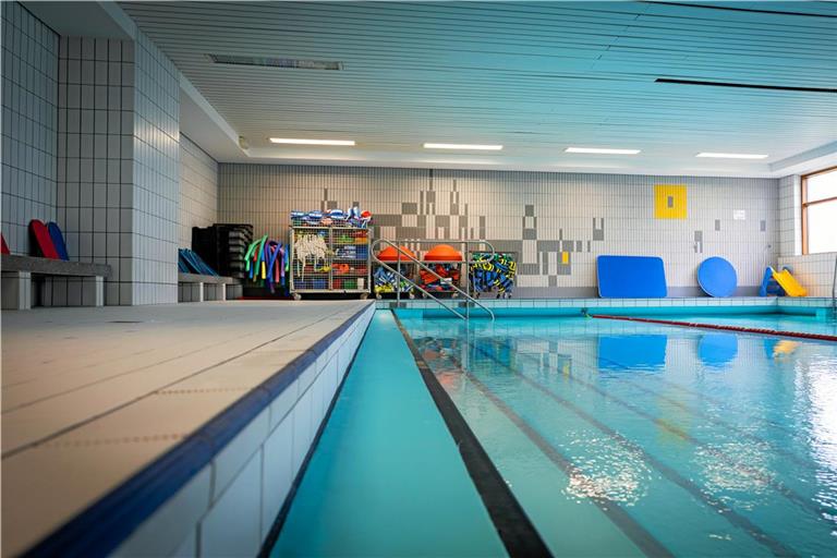 Die Studie stellte am Lehrschwimmbecken „teilweise erhebliche Verschleißerscheinungen“ fest. Archivfoto: Alexander Becher