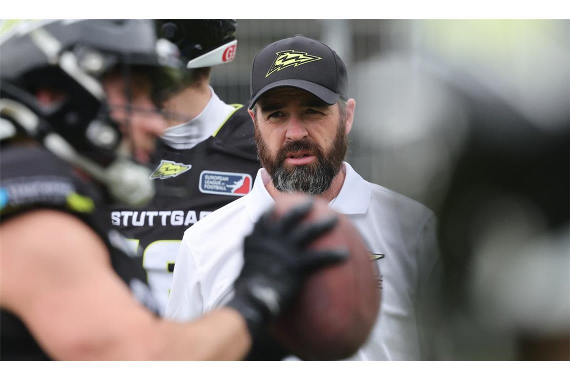 Die Stuttgart Surge rund um Coach Jordan Neumann steht am 7. September im Finale der ELF - vor heimischem Publikum.