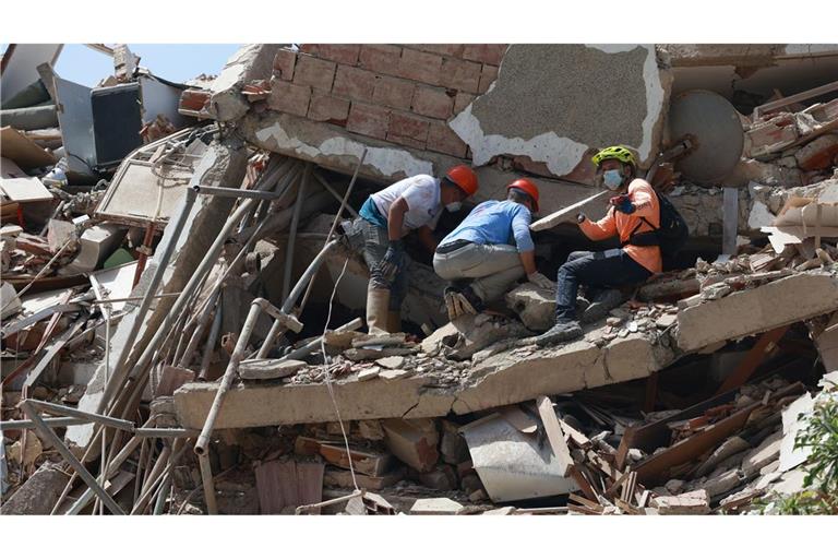 Die Suche nach Verschütteten unter den Trümmern nach dem schweren Doppelbeben in Venezuela geht unermüdlich weiter.