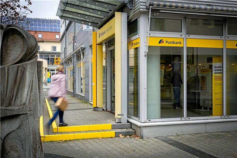 Die Tage der Postbankfiliale im Biegel sind gezählt. Archivfoto: Alexander Becher