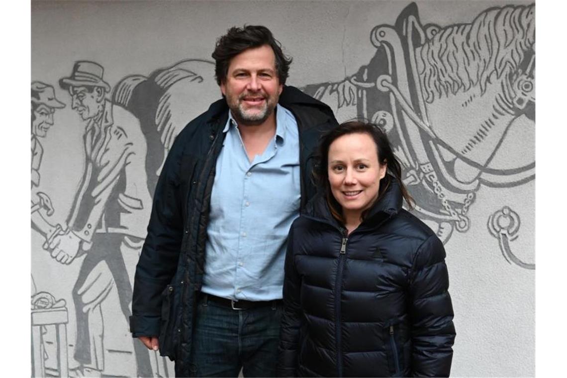 Löbau und Wagner drehen sechsten Schwarzwald-„Tatort“ Die „Tatort“-Kommissare Hans-Jochen Wagner und Eva Löbau. Foto: Patrick Seeger/Archivbild
