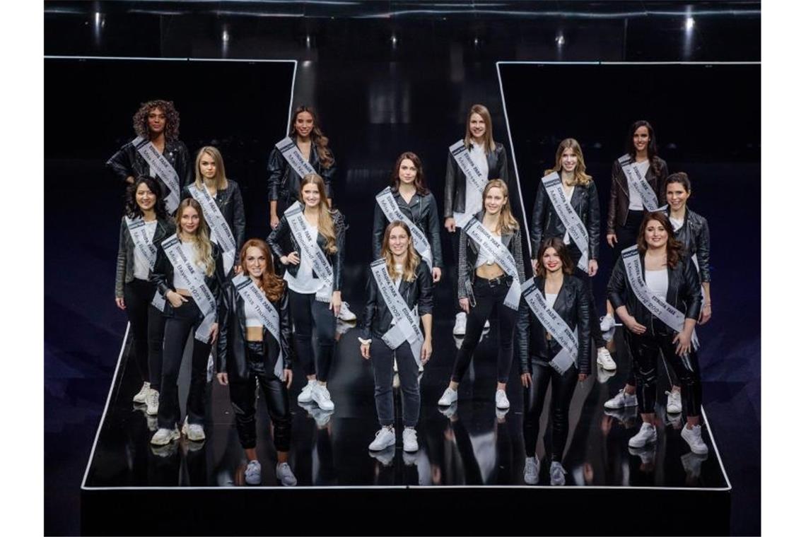 Neue „Miss Germany“ wird gekürt Die Teilnehmerinnen des Finales der Miss-Germany-Wahl 2021 im Europa-Park. Foto: Philipp von Ditfurth/dpa/Archivbild