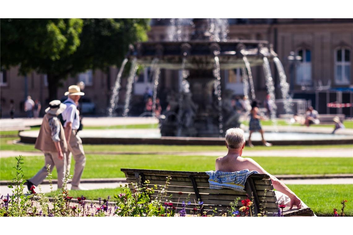 Die Temperaturen in Stuttgart bleiben sommerlich. (Archivbild)