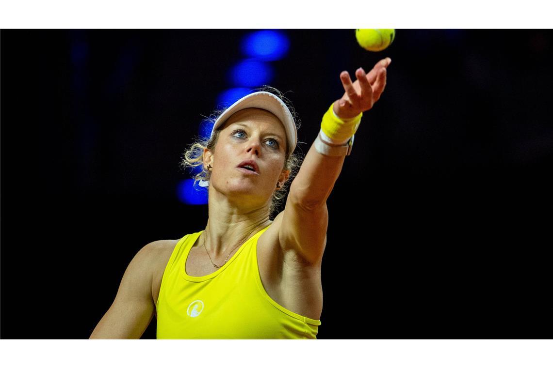 Die Tennisspielerin Laura Siegemund ist bei ihrem Heimturnier in Stuttgart  auch im Doppel-Wettbewerb ausgeschieden.