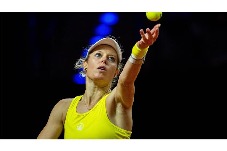 Die Tennisspielerin Laura Siegemund ist bei ihrem Heimturnier in Stuttgart  auch im Doppel-Wettbewerb ausgeschieden.