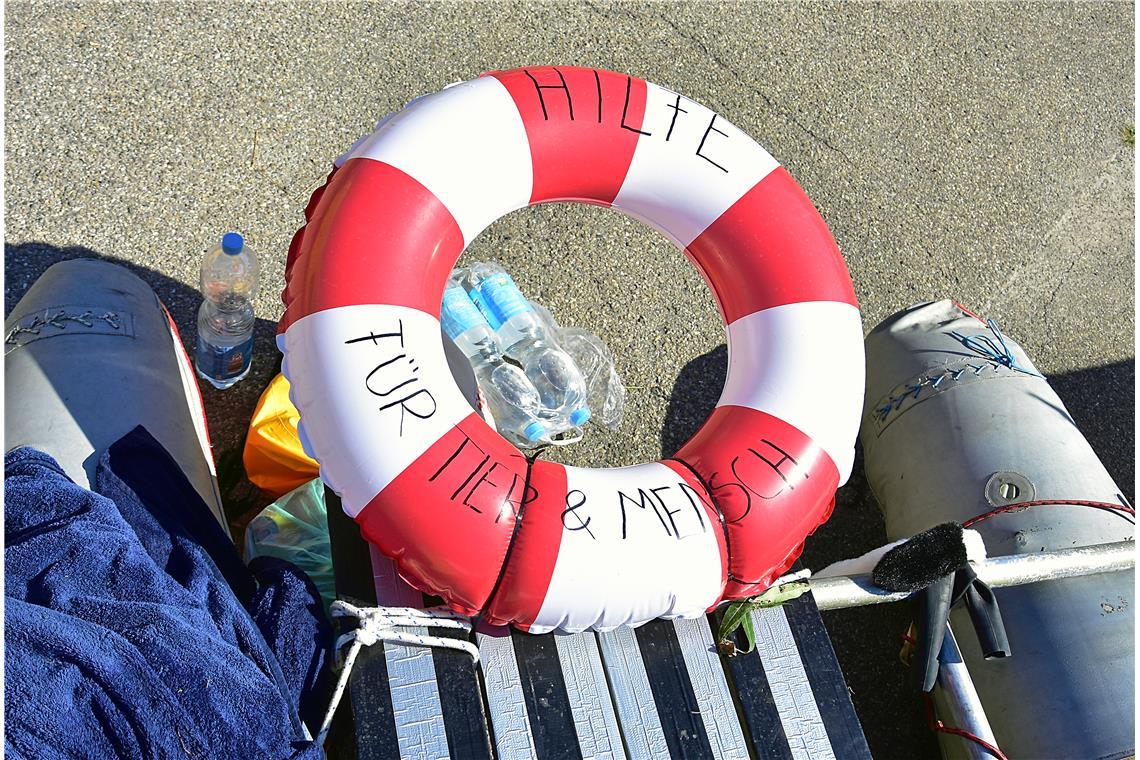 Die Tiertafel Rems-Murr startet für den guten Zweck. 39. Murr-Regatta in Backnan...
