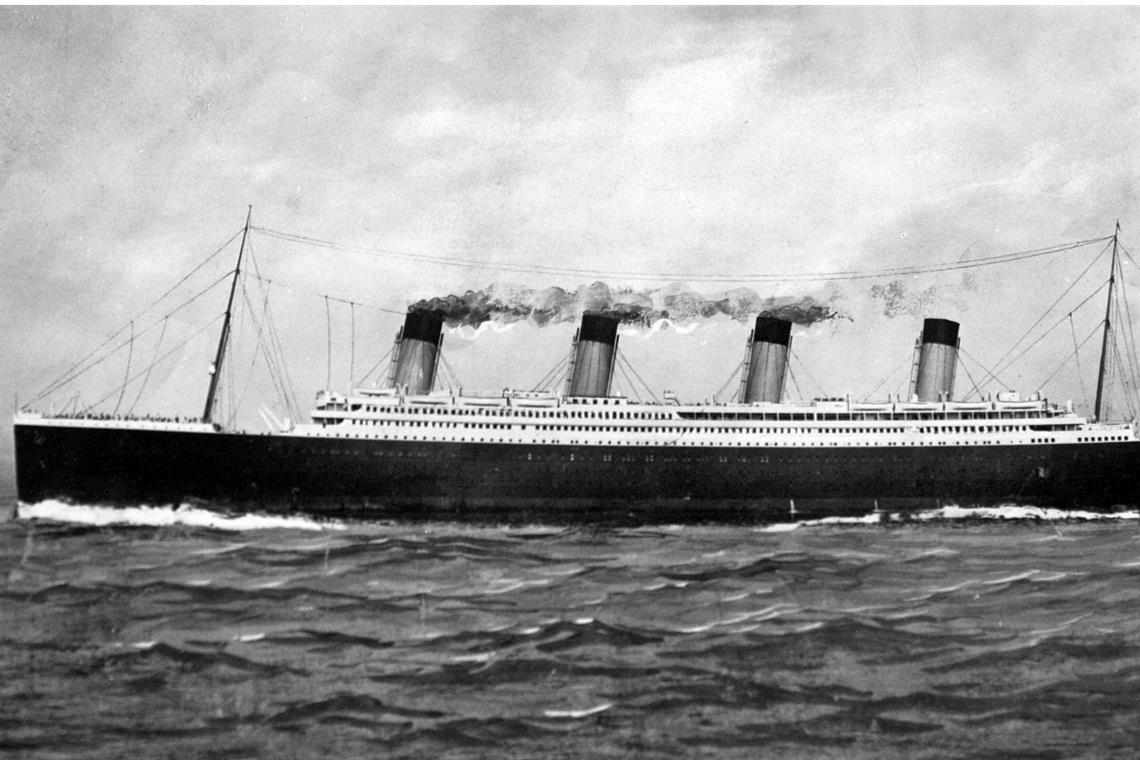 Die Titanic war ein Passagierschiff der britischen Reederei White Star Line. Sie wurde in Belfast gebaut und brach 1912 zu ihrer Jungfernfahrt auf. Abbildung: Imago images/Future Image