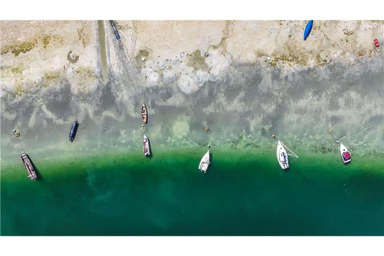 Die Trockenheit sorgt für niedrige Wasserstände am Bodensee. (Symbolbild) 