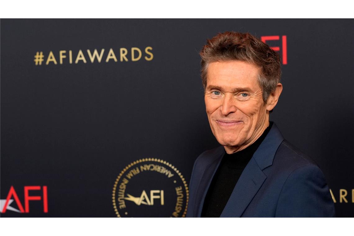 Die Trophäen-Saison ist in Hollywood in vollem Gange: Willem Dafoe kommt zur Verleihung der AFI Awards in Beverly Hills.