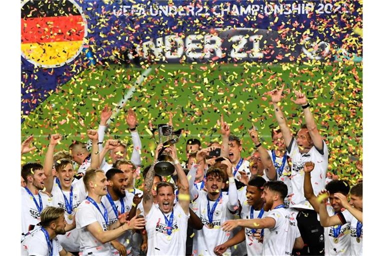 Die U21 holte vor rund einem Monat den Europameister-Titel. Foto: Marton Monus/dpa