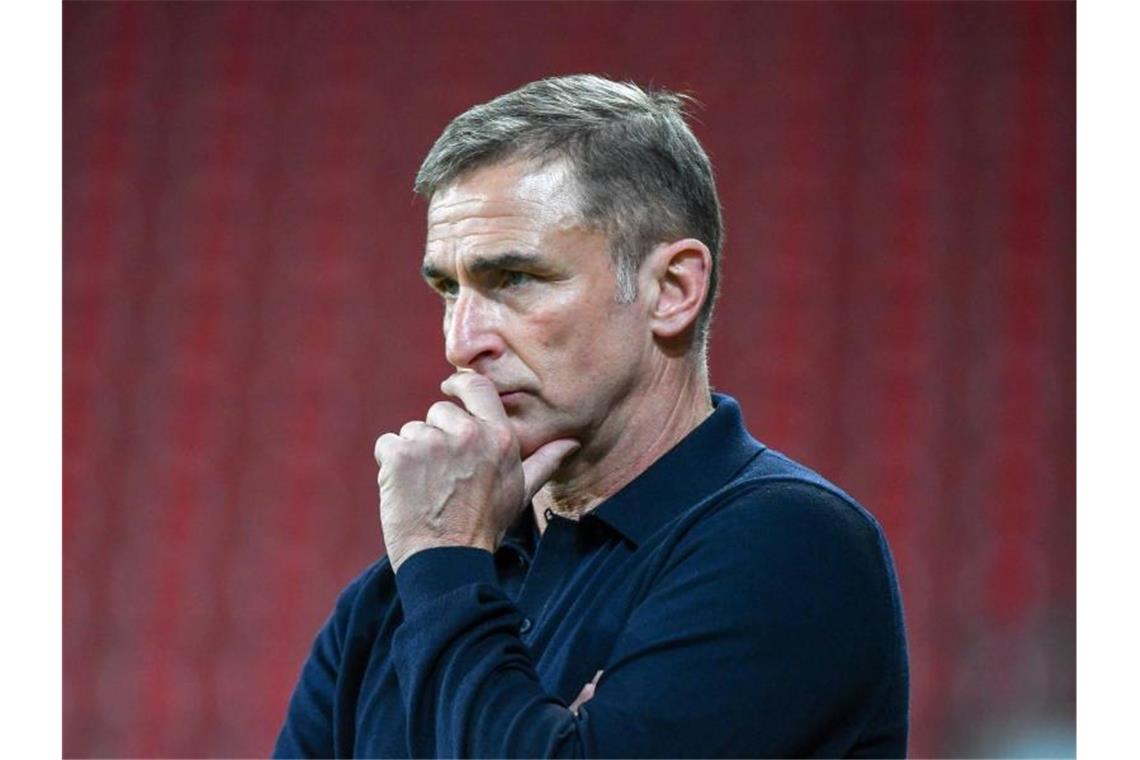 Deutsche U21 mit großen EM-Zielen Die U21 von Trainer Stefan Kuntz ist 2019 das einzige deutsche Nachwuchsteam mit einer Titelchance. Foto: Armin Weigel