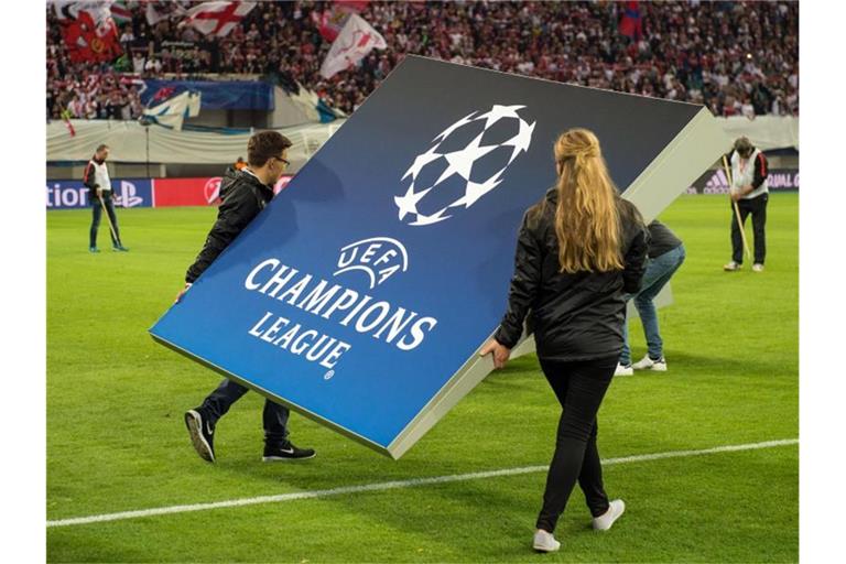 Die UEFA verschiebt die Endspiele der Europacup-Wettbewerbe. Foto: Sebastian Kahnert/dpa-Zentralbild/dpa