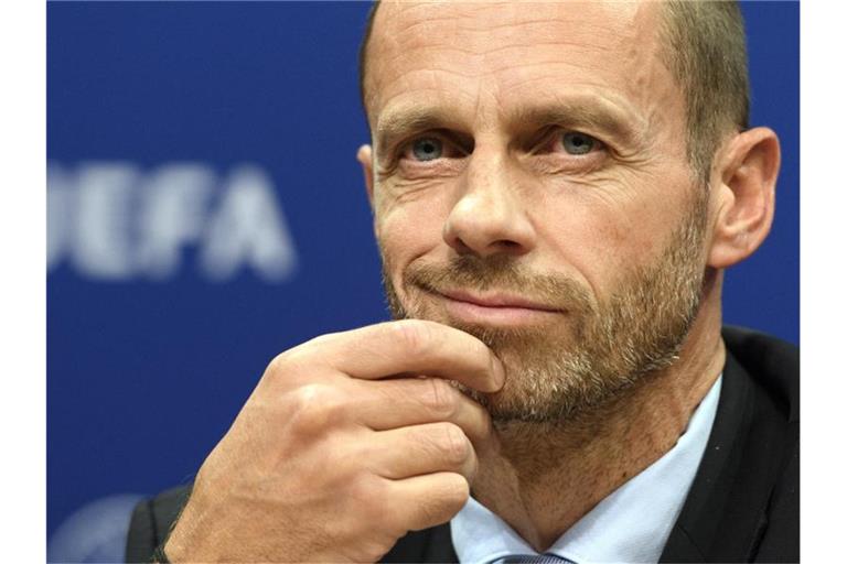 Die UEFA zieht laut Präsident Aleksander Ceferin eine dauerhafte Einführung von Finalturnieren in Erwägung. Foto: picture alliance / Laurent Gillieron/KEYSTONE/dpa