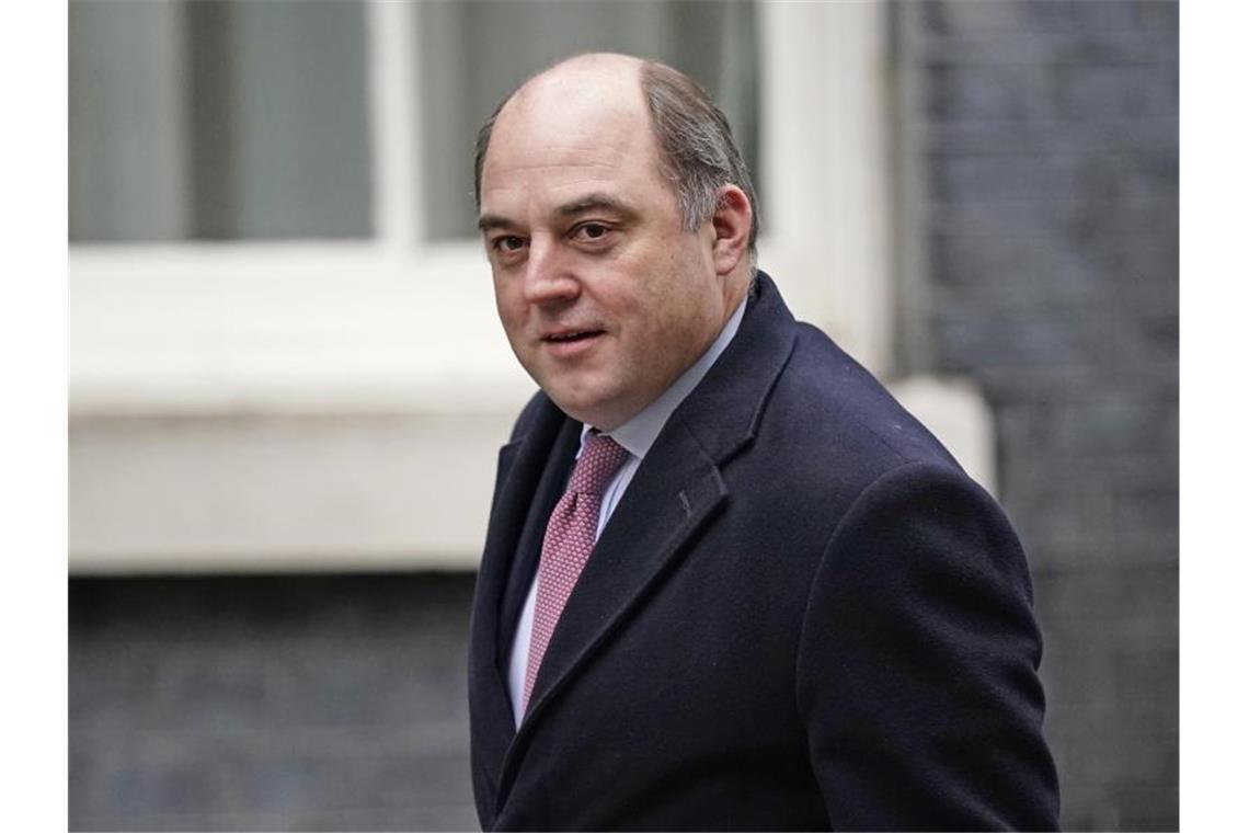 Scholz droht Moskau im Ukraine-Konflikt - Baerbock in Moskau „Die Ukraine hat jedes Recht, ihre Grenzen zu verteidigen“: der britische Verteidigungsminister Ben Wallace. Foto: Aaron Chown/PA Wire/dpa