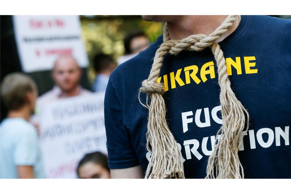Die Ukraine zählt laut Transparency International weiter zu einem der korruptesten Länder Europas. (Archivbild)