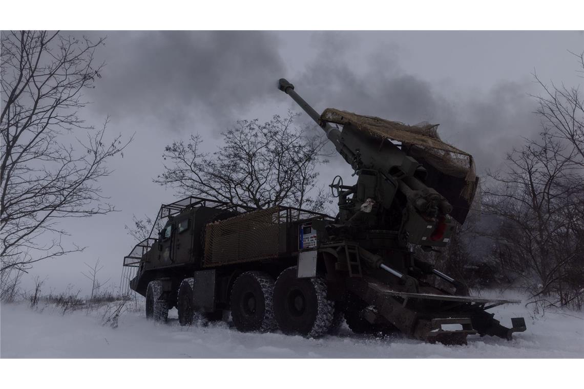 Die ukrainische Armee wehrt sich an der Front im Osten gegen das Vorrücken russischer Truppen. (Archivbild)