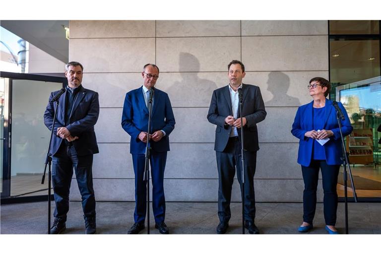 Die Union steht bei den Koalitionsverhandlungen mit der CDU unter Druck.