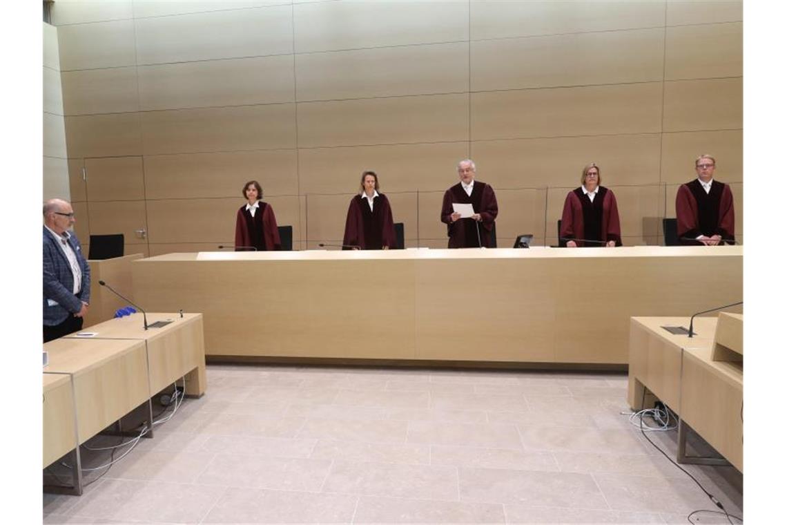 Die Urteilsverkündung im Bundesgerichtshof in Karlsruhe. Foto: Thorsten Gutschalk/www.pressefoto24.net/POOL/dpa
