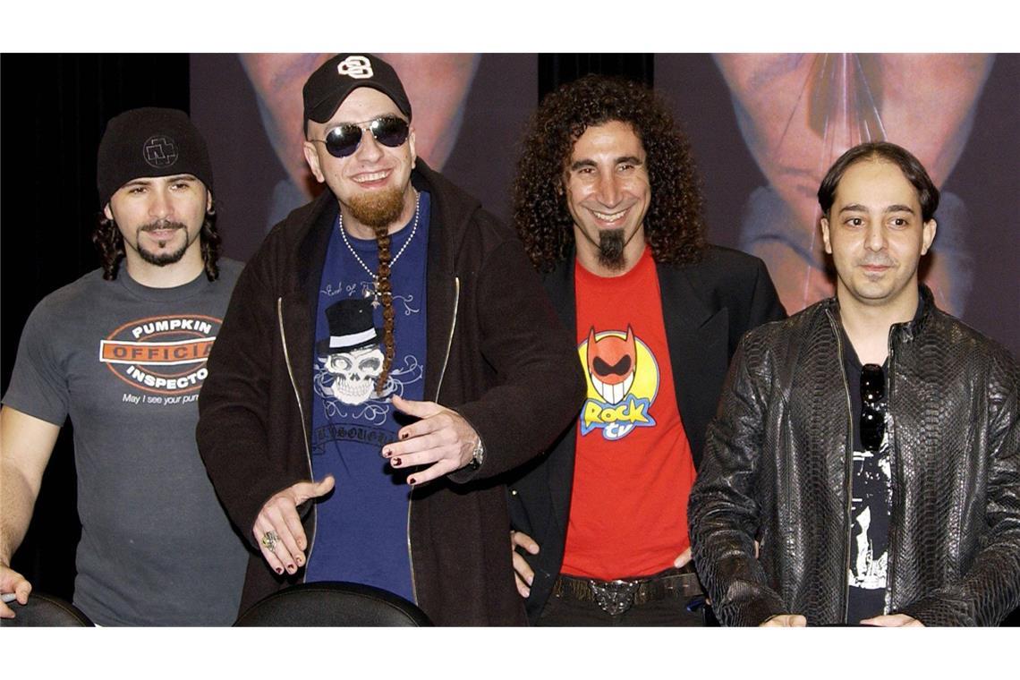 System Of A Down spielen Shows in Berlin und Düsseldorf Die US-Metalband System Of A Down kommt 2026 für zwei ihrer seltenen Europa-Konzerte nach Berlin und Düsseldorf (Archivfoto).