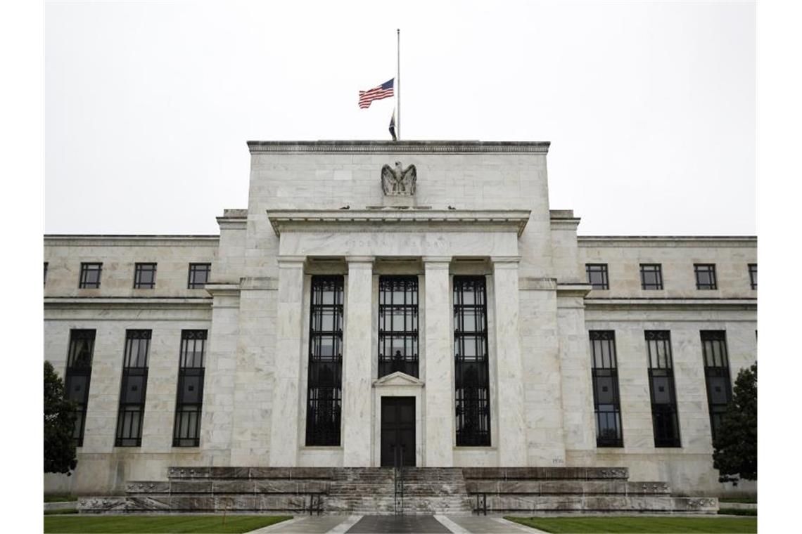 US-Notenbank belässt Leitzins unverändert bei nahe Null Die US-Notenbank Federal Reserve (Fed) belässt ihren Leitzins erwartungsgemäß unverändert bei nahe Null. Foto: Patrick Semansky/AP/dpa